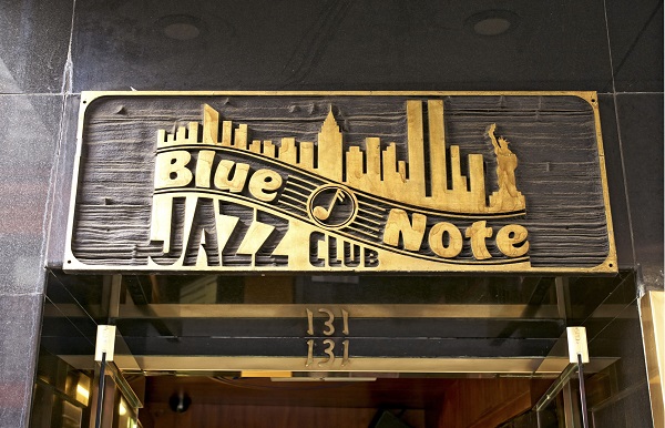 Blue Note Jazz Club on 3rd street. New York