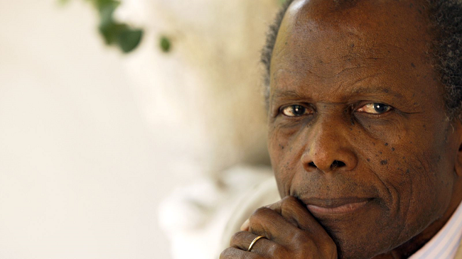 Face of Sidney Poitier